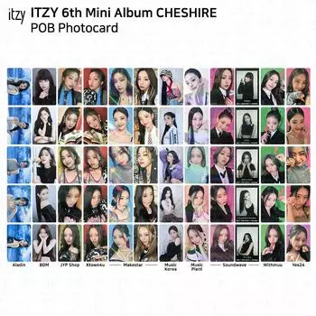 ITZY 6-й мини-альбом Cheshire Официальная фотокарточка POB Al BDM JYP MS MK MP SW Y24 Chaeryeong - SW Polaroid