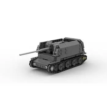 IVc Tank Strv 103 Tank Combat Vehicle Building Block Gift DIY Assembled Model Compatible with LEGO