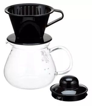 iwaki Pot Dripper 700 Black 700ml & K7965TC-BK