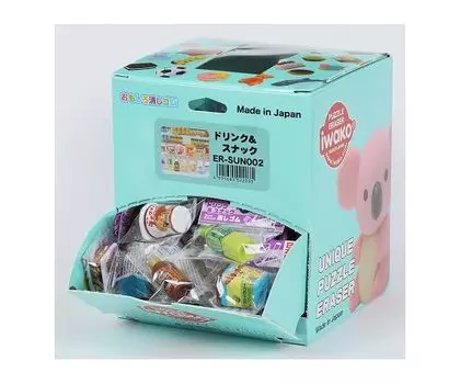 Iwako Drink Snack Eraser 60 pieces & ER-SUN002
