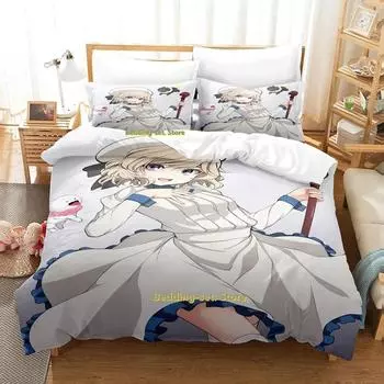 Iwanaga Kotoko Bedding Set Single Twin Full Queen King Size Bed Set Adult Kid Bedroom Duvetcover Sets Anime parure de lit Bed 70x133cm 2pcs