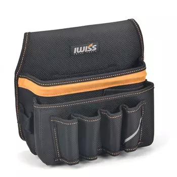 IWISS Tool Tool Waist Bag with Waist 600D Oxford Bag, Storage, Belt, Electrician s Bag, Fabric, LM-78011 чёрный