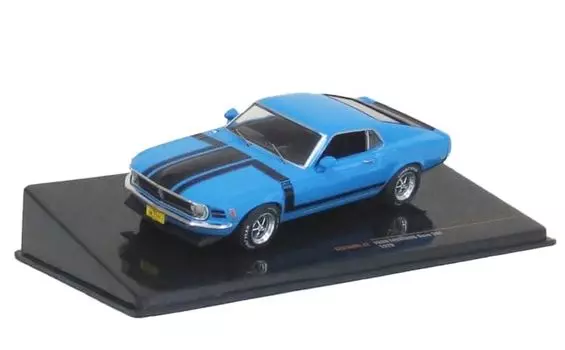Ixo Ford Mustang BOSS 302 1970 Синий Готовый продукт 1/43
