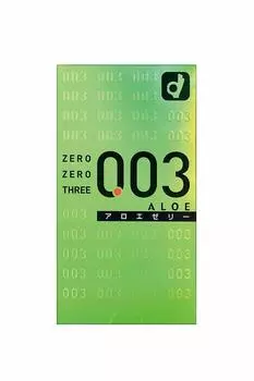 из 003 Алоэ Желе 2000 10 штук x 3 набора Презерватив Okamoto [Набор 3]