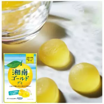 из 10 конфет Kaneka Foods Shonan Gold Gummy Fruit Juice Gummy содержит молочнокислые бактерии Labre 40 г x 10 пакетиков Gummy Popular Большая емкость [набор пакетов] жёлтый