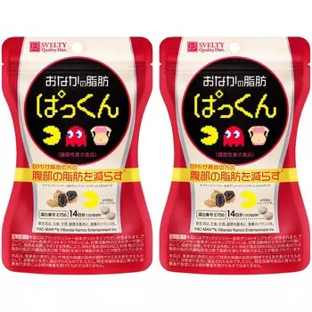 из Collaboration Svelty Belly Fat Pack Black Ginger with Functional 70 таблеток [Набор 2] Pac-Man [Пищевые характеристики]