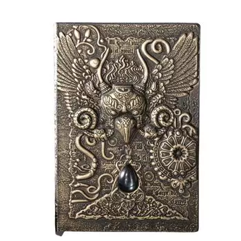 из Magic Note Griffon Taiho Garuda Тисненый роскошный блокнот Антикварный секретный дневник [Magic Sedona] (бронза)