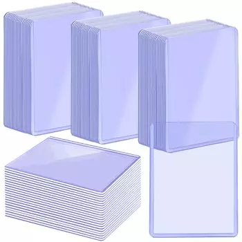 из Top Loader Card Holder для торговых карточек Card Loader Hard Case Hard Card Case Loader Hard Scratch Prevention Storage Storage PVC Material Double