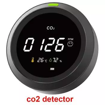 Измеритель CO2 Датчик CO2 Многофункциональный детектор CO2 Бытовая техника USB зарядка Монитор качества воздуха Анализатор качества воздуха