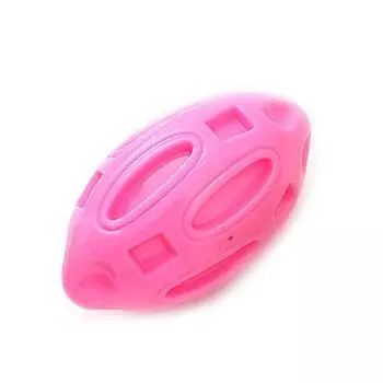 Износостойкая пищалка для собак, игрушка из ТПР со звуком, игрушки для собак для чистки зубов, для средних и крупных собак розы красного