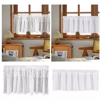Износостойкая светофильтрация Valance, легкая в уходе, моющаяся в машине, декоративная втулка для ванной комнаты