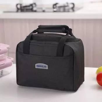 Изолированная термосумка для обеда, двухслойный термохолодильник для продуктов питания для женщин и мужчин фуксия