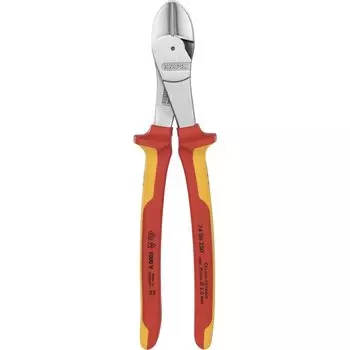Изолированные усиленные диагональные клещи KNIPEX 1000 В 7406-250