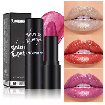 Изящная мерцающая перламутровая губная помада Velvet Highly Piggy Diamond Lipstick Antistick Cups Easy To Color Lip&Cheek Двойное использование губной помады 01
