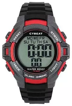 Sports Watch 10 ATM Water Resistant Digital Watch Black [J-Axis] ACY13-RE
