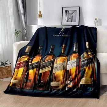 J-johnnie-walker одеяло мягкое и удобное гостиная диван-кровать переносное фланелевое одеяло украшение спальни подарок покрывало 30x40in