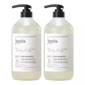 J.Mella во Франции Шампунь для волос Sparkling Rose с цветочным ароматом, 2 шт., 1 л