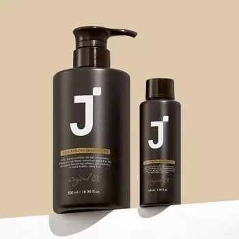 J.Sup Silk Keratin Shampoo 2X Special (500ml+100ml)