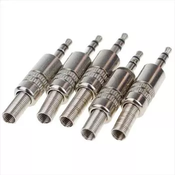 Jack Audio Connector Earphone Plug 3.5mm Plug Connector 3.5 Jack Adapter 3.5mm Stereo Plug 2pcs