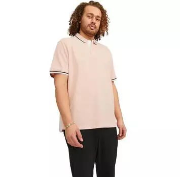 Jack & Jones Essential Paulos Plus Size поло с короткими рукавами 8XL