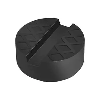 Jack Rubber Pad Multifunctional Wear-resistant Durable Portable Car Jack Bracket Floor Slotted Car Jack Rubber Pad Car Supplies чёрный