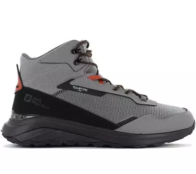 Jack Wolfskin Dromoventure Texapore Mid M - Мужские водонепроницаемые походные туфли серые 4059661-6185 ОРИГИНАЛ EU 42 UK 8 серый
