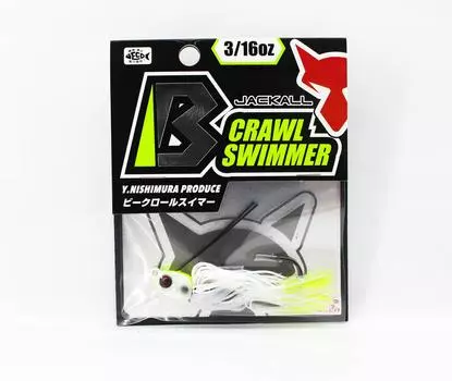 Jackall B Crawl Swimmer 3/16 унции Chart Back Pearl (1175)