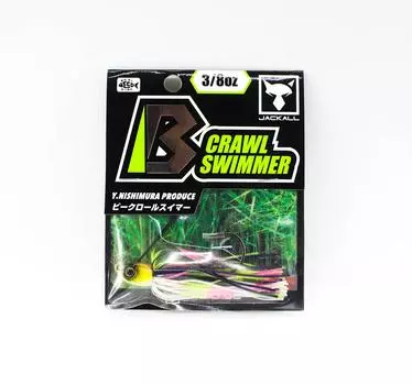 Jackall B Crawl Swimmer, 3/8 унции Hanabi Stripe (1403)