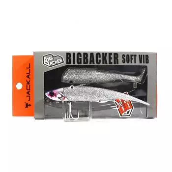 Jackall Big Backer Soft Vib Тонущая Приманка 28 грамм Giragira Silver (5839)