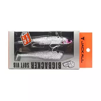 Jackall Big Backer Soft Vib Тонущая приманка 21 грамм Giragira Silver (5730)