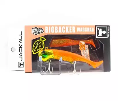 Jackall Big Backer Wagshad 28 грамм тонущая приманка для серфинга оранжевое золото (5570)