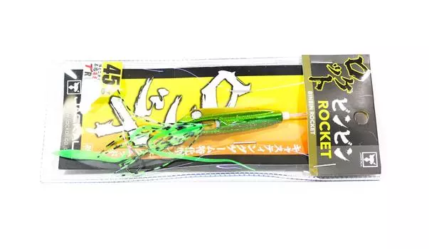 Jackall Bin Bin Rocket 45 грамм Инчику Хромой Гурикин Зеленый (3864)