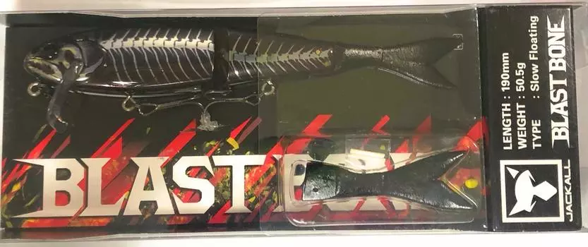 JACKALL Blast Bone SF Bone 190 мм Черный/Хром / 50,5 г