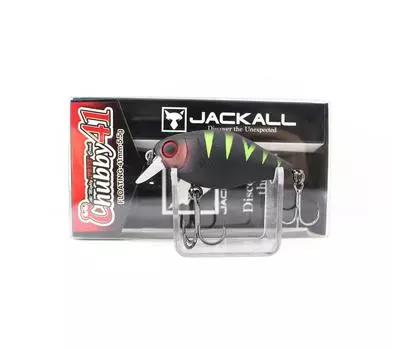 Jackall Chubby 41F Плавающая приманка УФ-мат черный окунь (0623)