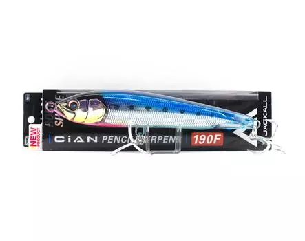 Jackall Cian Pencil Serpens 190F 65 грамм Плавающая приманка Scale Iwashi (6802)