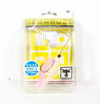 Jackall Derabuzz Spec-S 3/16 унции Buzz Bait Тонущая приманка Сексуальная розовая жемчужина (9268)