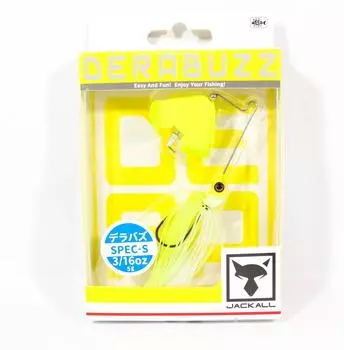 Jackall Derabuzz Spec-S 3/16 унции Buzz Bait Тонущая приманка Жемчужная таблица (9220)