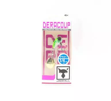 Jackall Deracoup 1/4 унции Тонущая приманка с вращающимся хвостом HL Chart Back Tiger (2833)