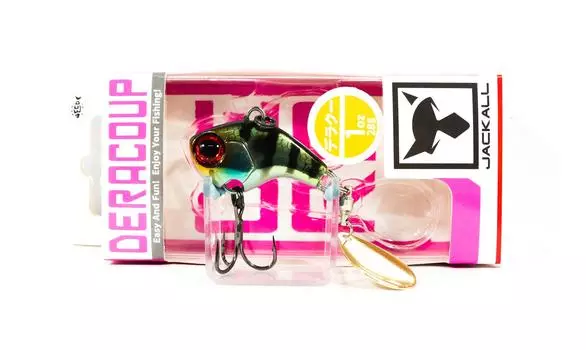 Jackall Deracoup 1 oz Spin Tail Тонущая Приманка HL Gold Gill (4970)