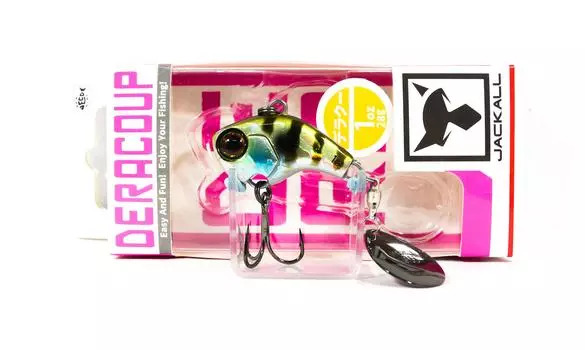 Jackall Deracoup 1 oz Spin Tail Тонущая Приманка HL Bluegill (4963)
