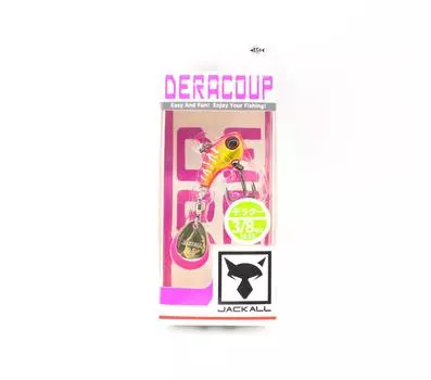 Jackall Deracoup 3/8 унции Тонущая приманка Spin Tail HL Розовое золото (2694)