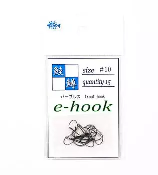 Jackall E-Hook Форель с одним крючком Размер 10 (9335)