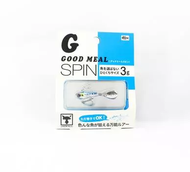Jackall Good Meal Spin 3 грамма Sinking Iwashi Slim Border HL (4824)