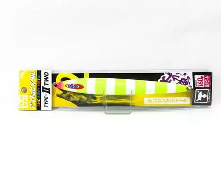 Jackall Metal Jig Anchovy Type 2 Slow Slide 160 грамм Chart Glow (7097)