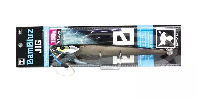 Jackall Metal Jig Bambluz Semi Long 150 грамм Серый Металлик Магма (3634)