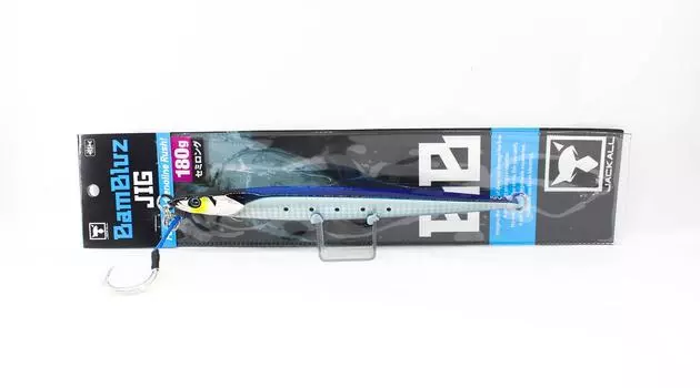 Jackall Metal Jig Bambluz Semi Long 180 грамм Iwashi Holder Glow (2964)