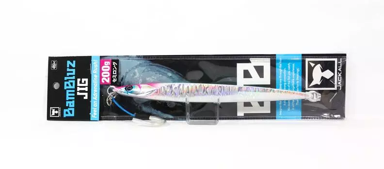 Jackall Metal Jig Bambluz Semi Long 200 грамм Glow Edge (3801)