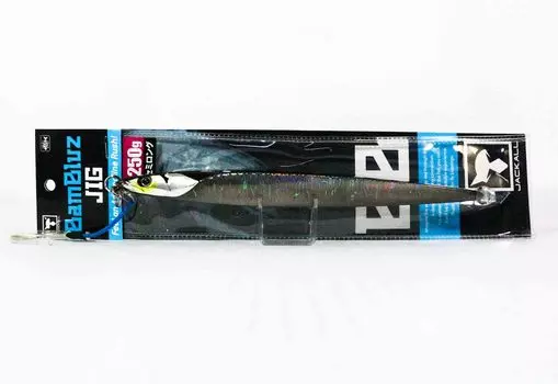 Jackall Metal Jig Bambluz Semi Long 250 грамм Серый Металлик Магма (3870)