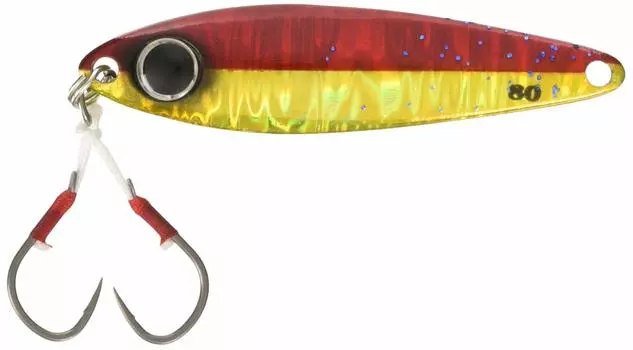 JACKALL Metal Jig Bing Metal TG 80g Red Gold.
