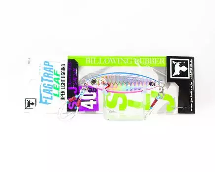 Jackall Metal Jig Flag Trap Leaf 40 грамм Синий Розовый Бордюр HL (8906)
